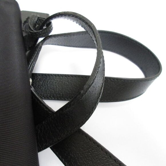 Gucci Nylon Leather Backpack Black main image 4